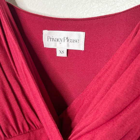 Privacy Please Magnolia Midi Dress in Burgundy - Picture 4 of 6